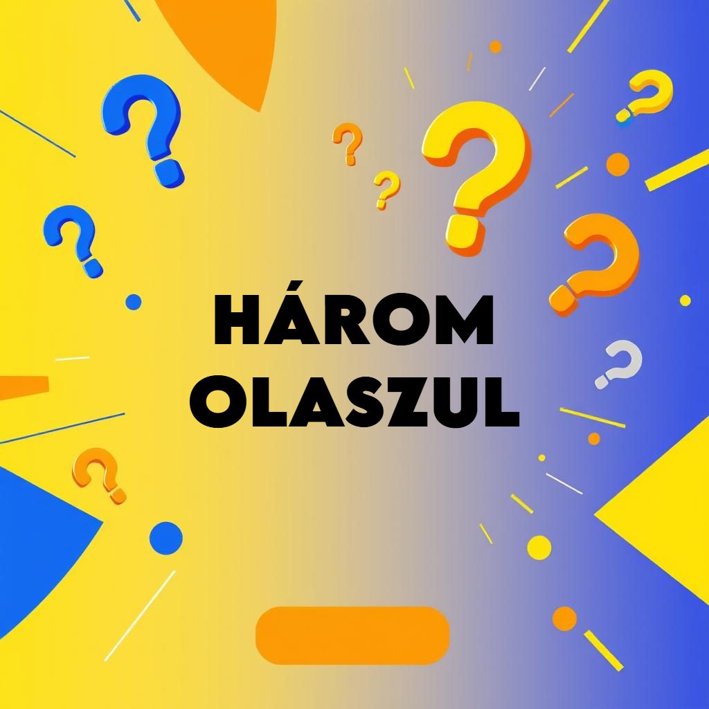 három olaszul