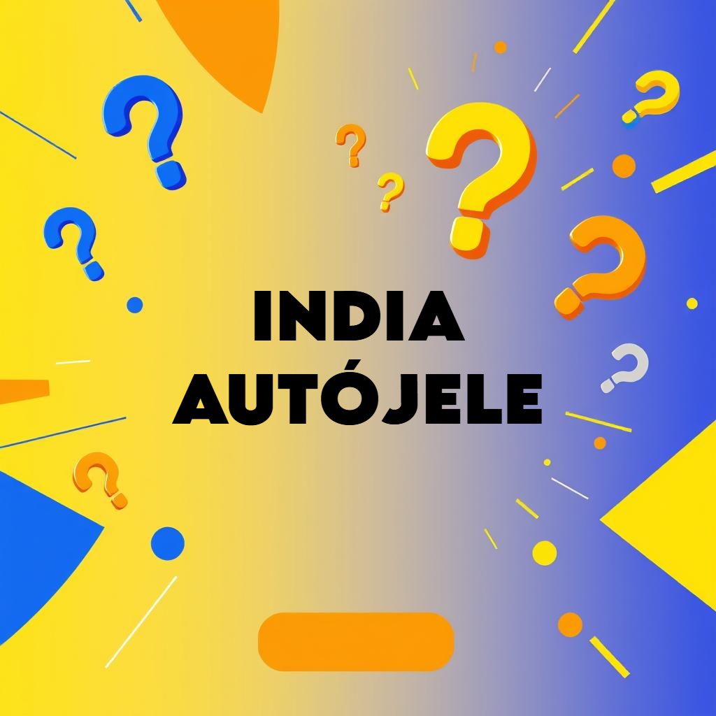 india autójele