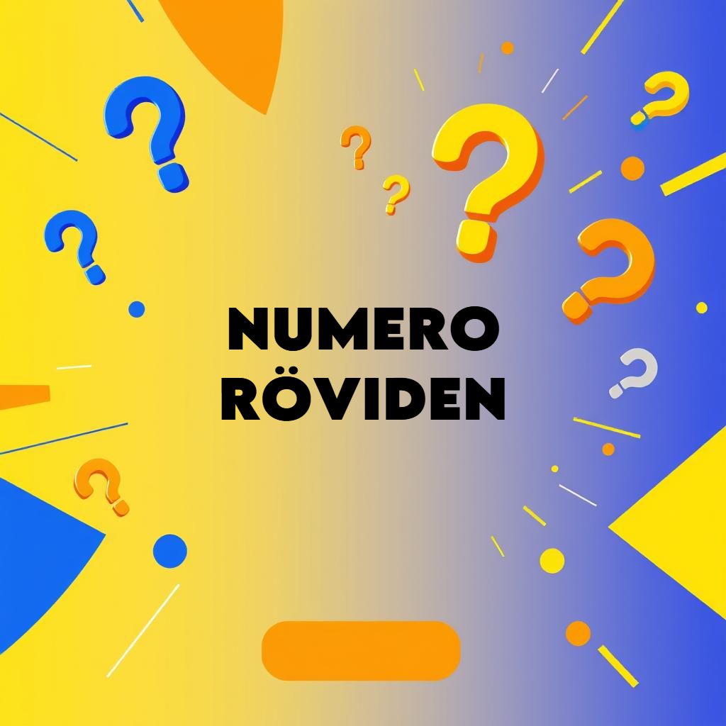 numero röviden